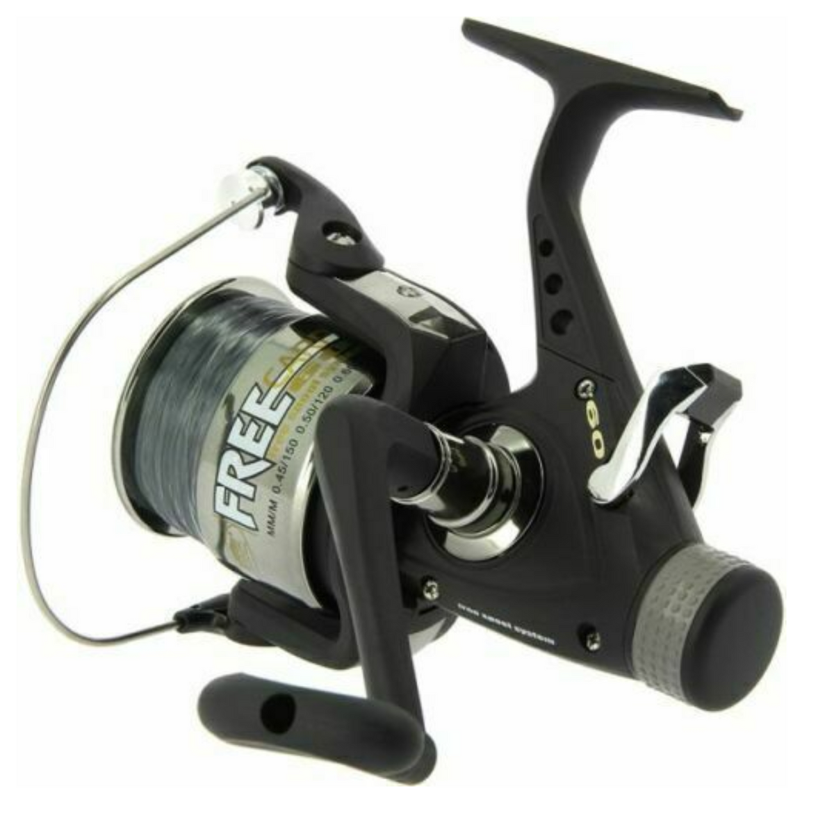 2x Carp Fishing Bait Runner Reels Max 60 2BB With 10lb Line