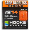 Preston Innovations Barbless Carp Hooks to Strong Nylon - Durable and Reliable