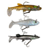 Zebco Zander Fishing Lure Pack 10cm - Natural Or Fluoro