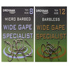 Drennan Wide Gape Specialist Micro Barbless Hooks