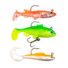 Zebco Perch Fishing Lure Pack 6cm - Natural Or Fluoro