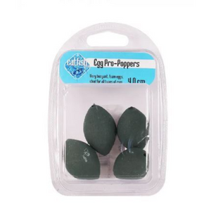 Catfish Pro Egg Pro Poppers Green 4cm 4pack