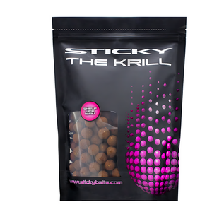 Sticky The Krill Shelf Life Boilies 5kg - Premium Carp Fishing Bait 12mm 16mm 20mm