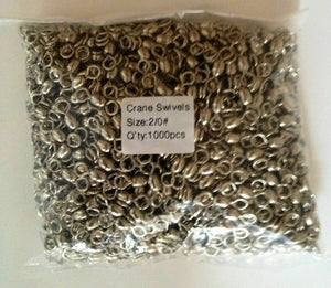 1000 Rolling Crane swivel available in size 6,4,2,1,1/0,2/0 wholesale job lot