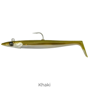 Savage Gear Sandeel Sinking V2 Lures 12cm 22g Khaki – Realistic Sandeel Action