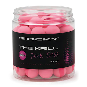 Sticky Baits The Krill Pink Ones (16mm) | Bespoke Pink Pop-Up Carp Bait