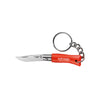 Opinel N°02 Colorama Non-Locking Keyring Knife - Orange 3.5cm Blade