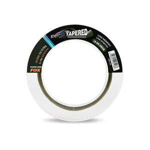 Fox Exocet Pro Mono Tapered Leaders 16-35lb Low Vis Green | Latest Monofilament Technology | 3 Leaders/Spool
