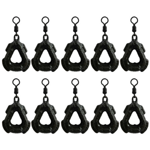 CARP FISHING WEIGHTS GRIPPER SMOOTH FINISH (Pack of 10)