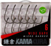 Korda Kamakura Hooks Krank or Widegape Barbed or Barbless (Widegape Barbed, 4)