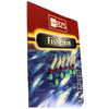 5 packets of fish skin Sabiki launce mackerel tinsel feathers (30 hooks)