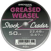 Drennan Greased Weasel Shock Leader 40M, Grey