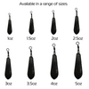 Carp Fishing Distance Leads Smooth With Swivel 1oz 1.5oz 2oz 2.5oz 3oz 3.5oz 4oz 5oz