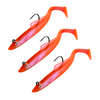 3pk Sidewinder Super Solid / Holo Sandeels Cod Bass Ling 6 inch Sea Fishing