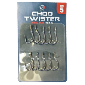 Nash Chod Twister Micro Barbed Hooks Size 5