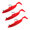 3pk Sidewinder Super Solid / Holo Sandeels Cod Bass Ling 6 inch Sea Fishing