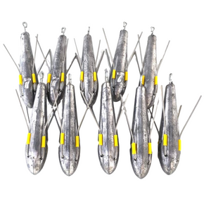 BZS Break Out Weights beach sea fishing (Pack of 10) available in 3oz,4oz,5oz,6oz,7oz
