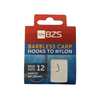 BZS Barbless Carp Hooks To Nylon - Available In Sizes 8, 10, 12, 14